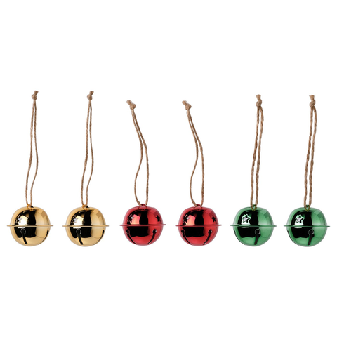Набор ёлочных украшений (шар) Vintertid, 6 шт, 4 см, пластик, разноцветный