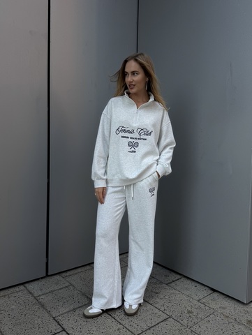 Костюм Tennis club серый меланж