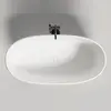 Salini 100122M Salini LUCE Ванна отдельностоящая 1500х750х580 мм, донный клапан "Up&Down", сифон, слив-перелив, мат-л: S-stone -матовый белый