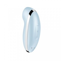 Клиторальный стимулятор с вибрацией Satisfyer Tap&Climax 2 голубой