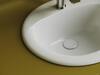 Ceramica Nova CN6080 Раковина встраиваемая сверху Sun, овальная, с отверстием перелива, 515x455x200, белый