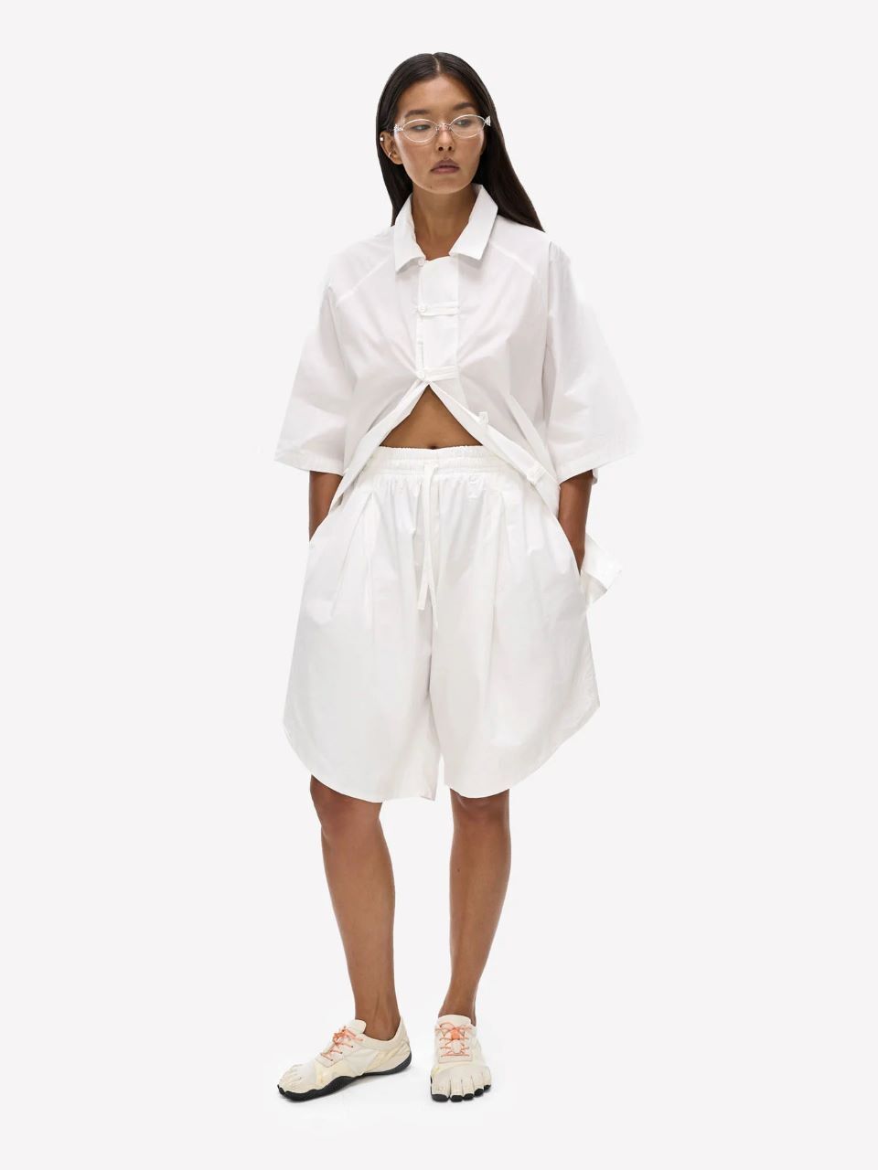 Шорты PANASIAN NOODLE SHORTS/WHITE
