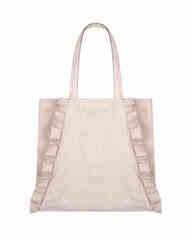 Шоппер с рюшей изо льна