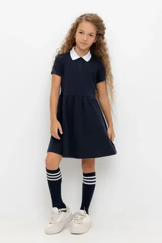 платье  для девочки  К 5884/индиго