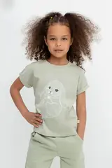 фуфайка  для девочки  КР 302268/шалфей к439