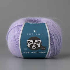 Пряжа "Норка" длинноворсовая Luxury, пух норки-70 % нейлон-30 %, нежная сирень