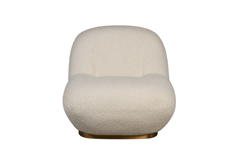 Кресло мягкое 78х87х70.5см Garda Decor кремовое букле