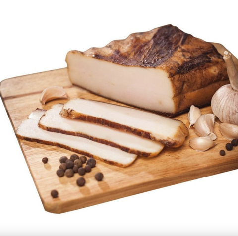 Шпик копчёный, в/у