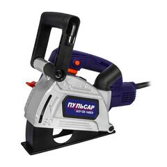 Штроборез ПУЛЬСАР ШЭ 125-1400Э (1400Вт, 125 мм, 7-31 мм, глубина до 30 мм, пл. пуск., 8000 об/мин) 914-734