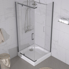 Душевое Ограждение 90*90 Triton Терра-Графит