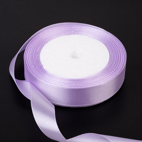 Лента атласная Нежно-сиреневая (44), 20 мм, 25 метров