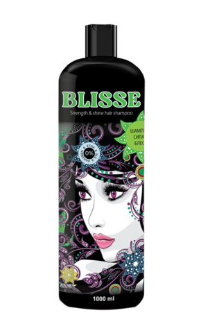 BLISSE шампунь сила и блеск волос 1л