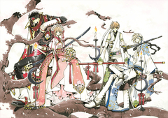 CLAMP COLOR SHIRO, официальные иллюстрации с выставки CLAMP (ПРЕДЗАКАЗ!)
