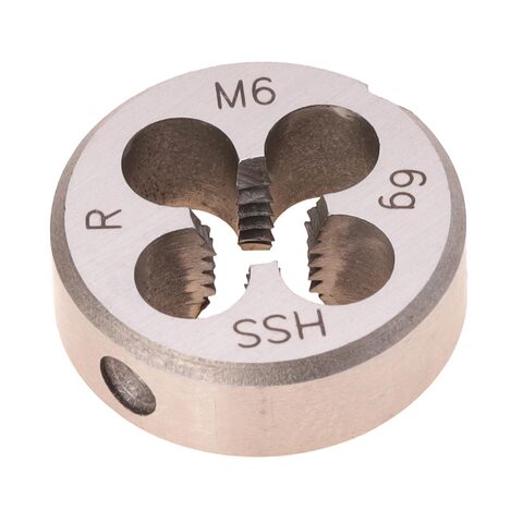Плашка М 6,0х1,0 DINEN22568 HSS 6g 20х7мм Terrax by Ruko 237060TX