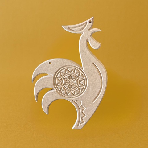 Петушок в русском стиле (право) , 10*16см , МДФ