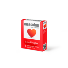 Презервативы Masculan Sensitive Plus Нежные, 3 шт.