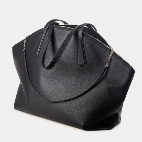 Сумка Giselle из кожи теленка, черного цвета