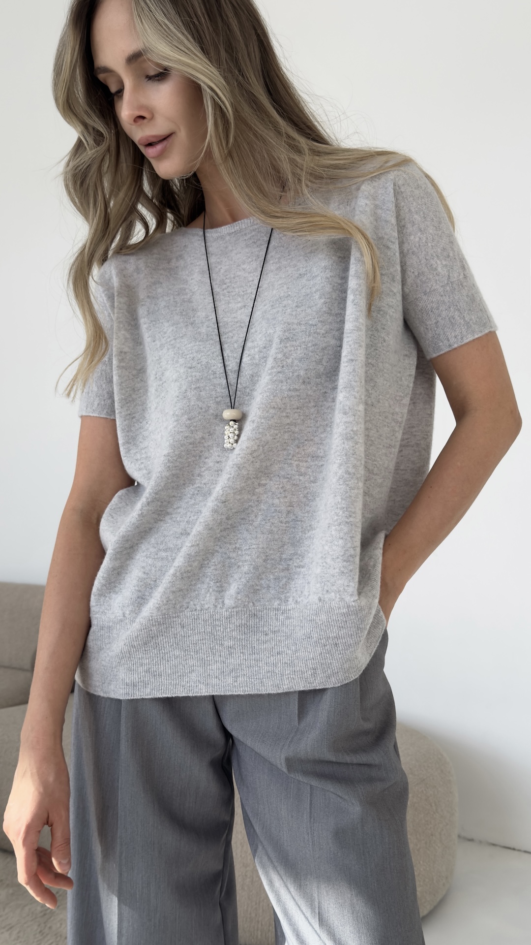 Джемпер из кашемира и мягкой шерсти PREMIUM QUALITY