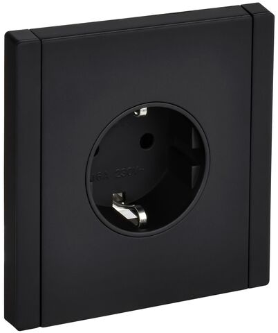 FORTE&PIANO Роз. с з/к без з/ш в/к 16А FP116M чер. IEK