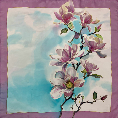 Шелковый платок батик 