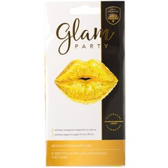 Шар К Фигура, Губы, Glam/Глам, Блеск Золото, 26