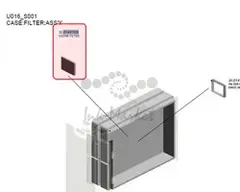 Озоновый фильтр для Ricoh D1497938