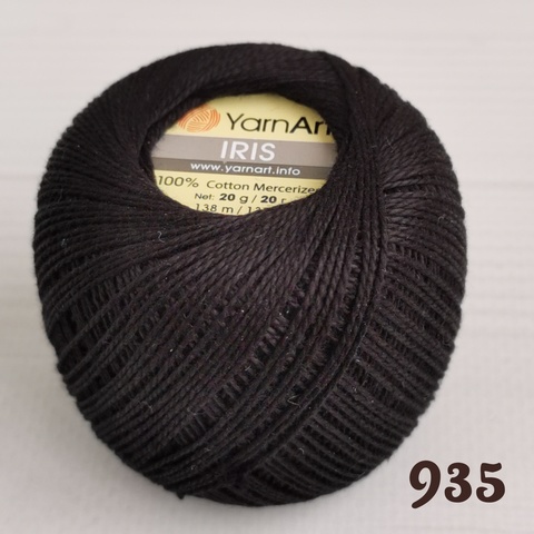 YARNART IRIS 935, Черный