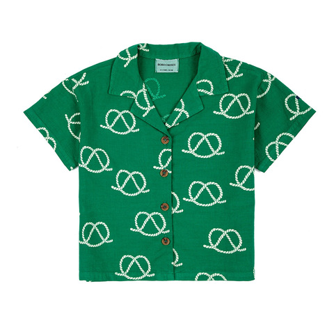 Рубашка Bobo Choses Sail Rope Green