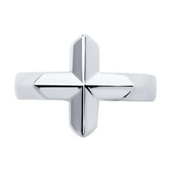 94014189 - Печатка мужская из серебра в форме креста в стиле CHROME HARDS