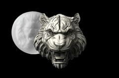 Силиконовый молд № 534 Голова льва