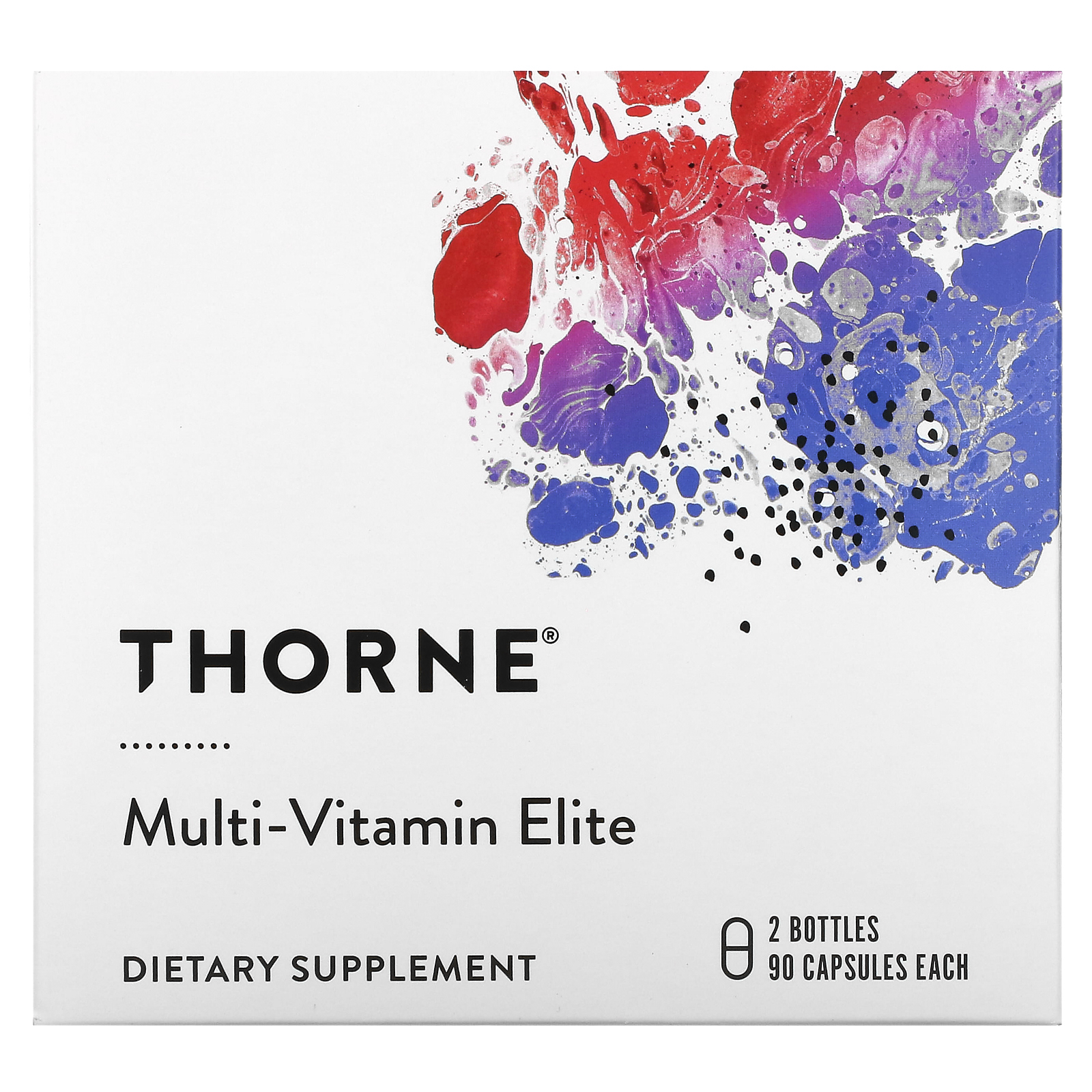 Thorne, Multi-Vitamin Elite, мультивитамины для приема утром и вечером ...