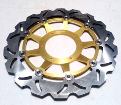 Диск тормозной передний золотой на Honda CBR RR 1000 , CBR RR-ABS 1000 ,CBR RR-SP 1000