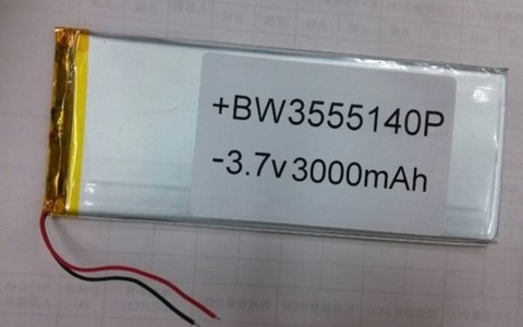 Battery 3555130P 3.7V 3500mAh Lipo Lithium Polymer Rechargeable Battery (3.5*55*130mm) MOQ:50