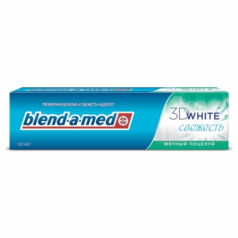 Зубная паста BLEND-A-MED 3D White Мятный поцелуй/Арктическая свежесть 100 мл