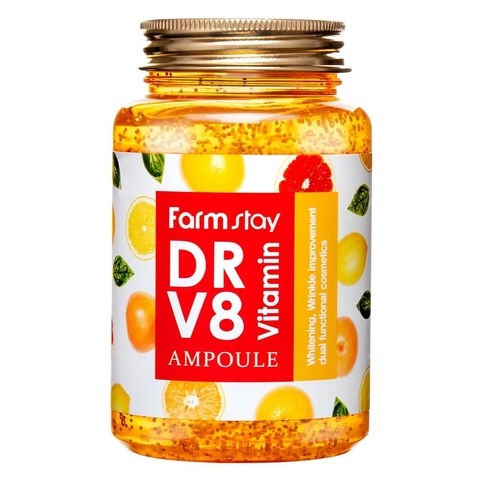FarmStay Сыворотка для лица DR-V8 Vitamin Ampoule (Витамин) 250 мл.