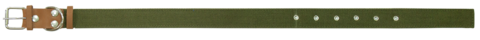 Зооник ошейник брезент двойной 35мм (51-68см) темно-зеленый