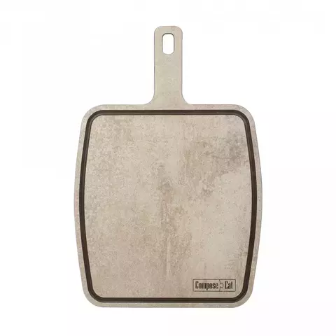 Доска разделочная с ручкой 25х36см ComposeEat Fashion порфир кремовый