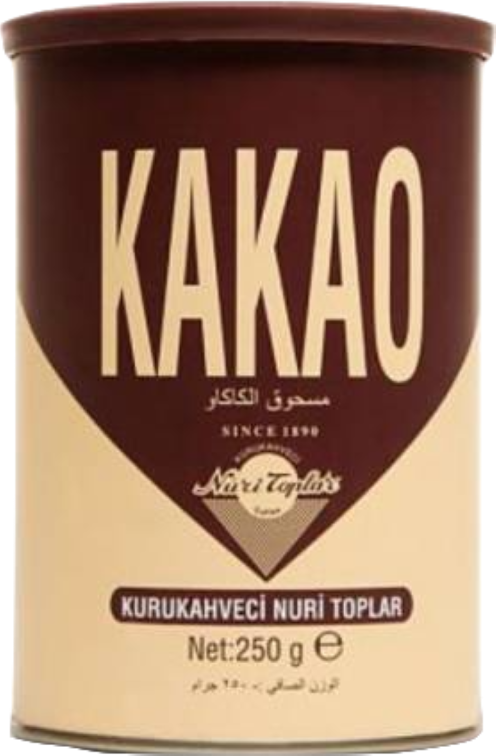 Какао Kurukahveci Nuri Toplar жестяная банка, 250 г купить по низкой ...