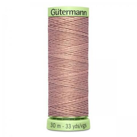 Нить Top Stitch 30/30 м для декоративной отстрочки, Gutermann, 991 розово-бежевая пудра