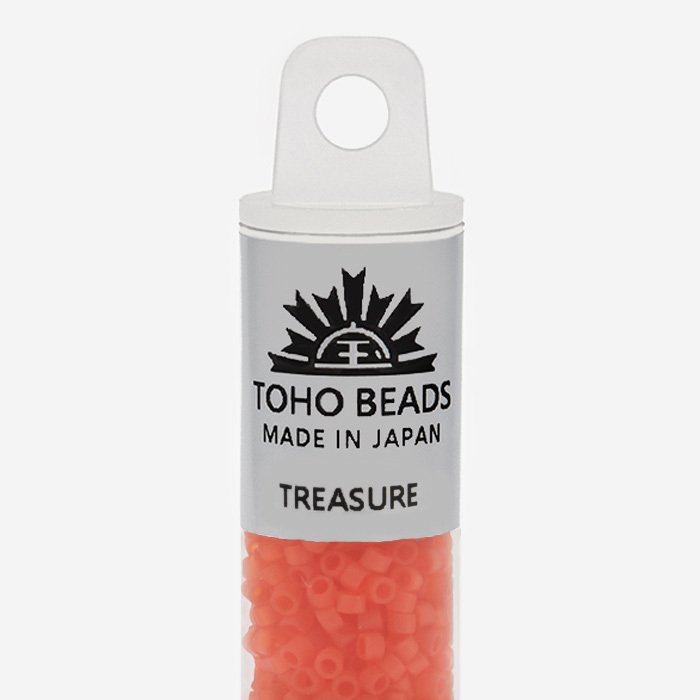 Японский бисер TOHO Treasure (№5F), прозрачный матовый