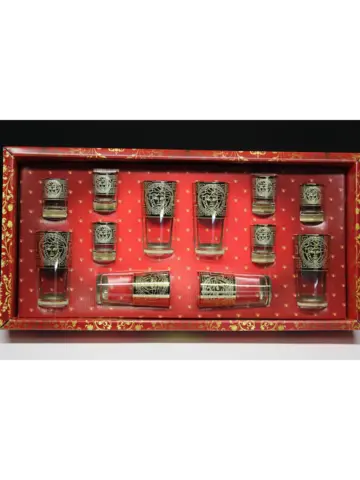 Набор 12 предметов стакан и стопка