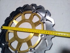 Диск тормозной передний золотой на Honda CBR RR 1000 , CBR RR-ABS 1000 ,CBR RR-SP 1000
