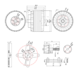 T-Motor AT8025 70CC KV160