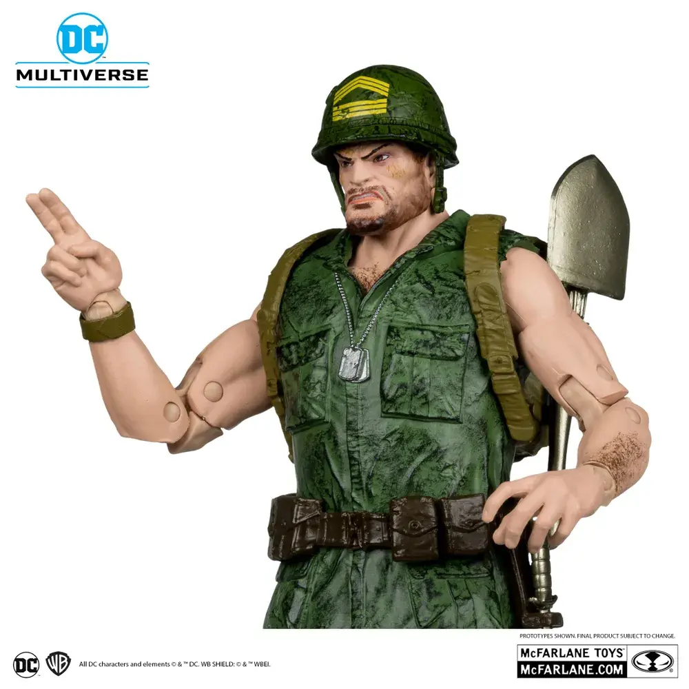 DC Мультивселенная фигурка Сержант Рок Collectors Edition