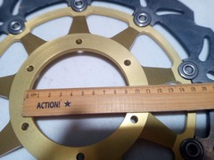 Диск тормозной передний золотой на Honda CBR RR 1000 , CBR RR-ABS 1000 ,CBR RR-SP 1000