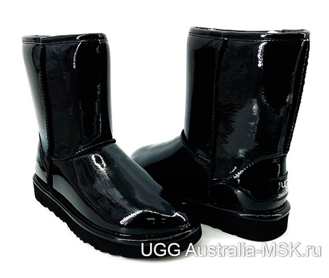 UGG & Jimmy Choo Classic Patent II  Black