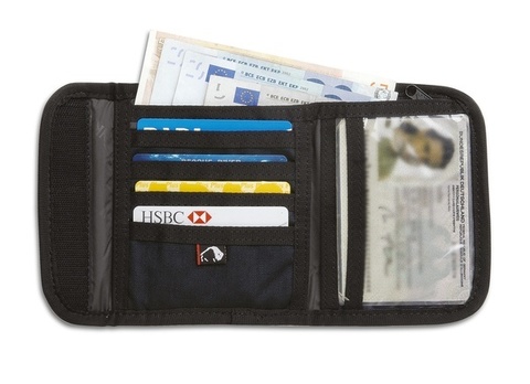 Картинка кошелек Tatonka EURO WALLET black - 2