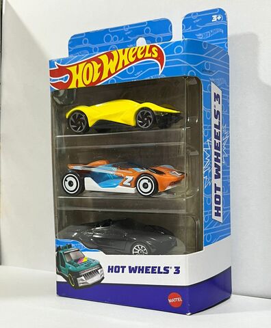 МАШИНКИ ПОДАРОЧНЫЙ НАБОР АВТОМОБИЛЕЙ (3 ШТУК) HOT WHEELS 4