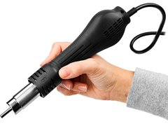 ЗУБР ПСТ-650, 650 Вт, 100 - 500°C,120 л/мин, 3 насадки, керамический нагреватель, цифровая термовоздушная паяльная станция, Профессионал (55350)