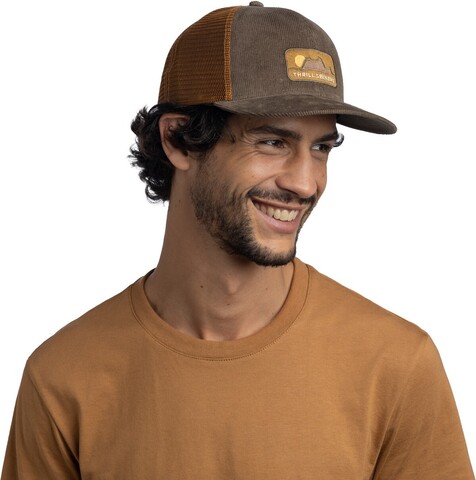 Картинка кепка Buff Explore Trucker Cap Rhoes Brown - 2